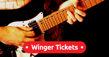 Winger Tickets Promo Code